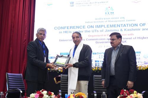 Empowering Tomorrows Education: IIM Jammu, UGC, and Dept. of Higher Education, Govt. of Jammu and Kashmir hosts a National Conference on NEP 2020 Implementation in HEIs of Jammu and Kashmir and Ladakh
