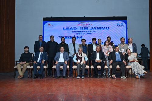 LEAD – IIM Jammu Entrepreneur Conclave Swavlamban se Swabhiman: A Grand Celebration of Entrepreneurship, Culture, and Unity in Jammu, Kashmir and Ladakh