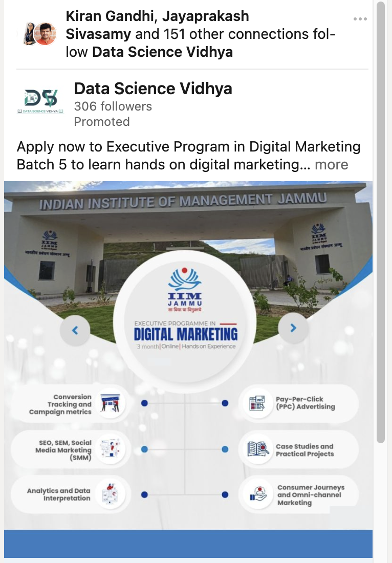 LinkedIn Ads campaign