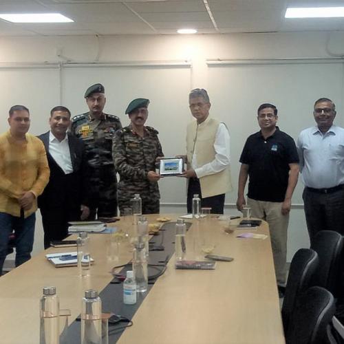IIM Jammu meeting with The Directorate General Resettlement (DGR) officials, Ministry of Defence, Govt. of India