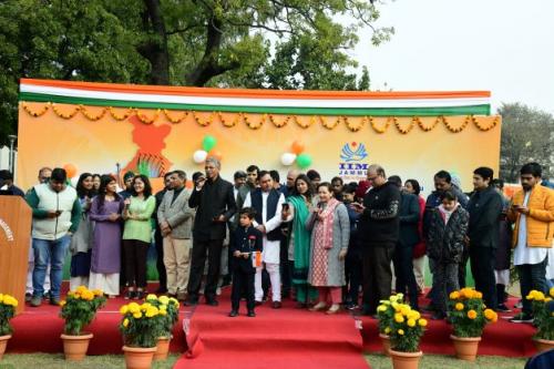 IIM Jammu Celebrates Republic Day with Patriotic Fervor
