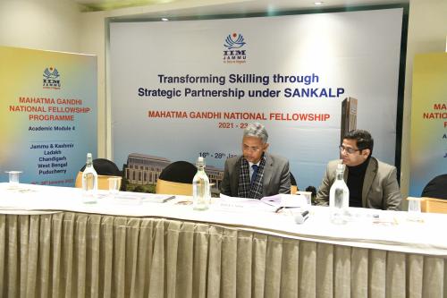 IIM Jammu successfully inaugurates the fourth Academic Module of MGNF