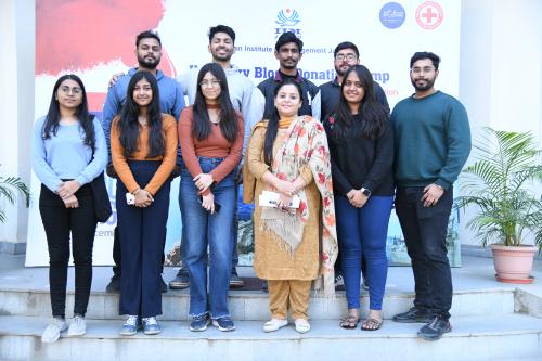 IIM Jammu successfully organizes a Blood Donation Drive in association with Red Cross Society