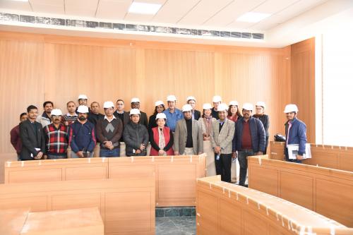 An Academic delegation from Monash University, Australia visit IIM Jammu’s Permanent Campus at Jagti
